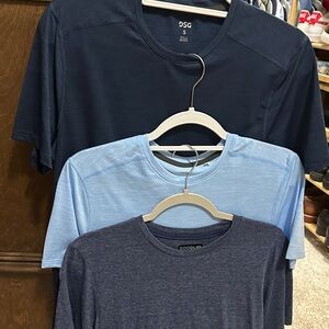 Men’s 3-Pack Bundle - Blue Tee T-Shirts – Goodlife DSG (Small) Like New Tees